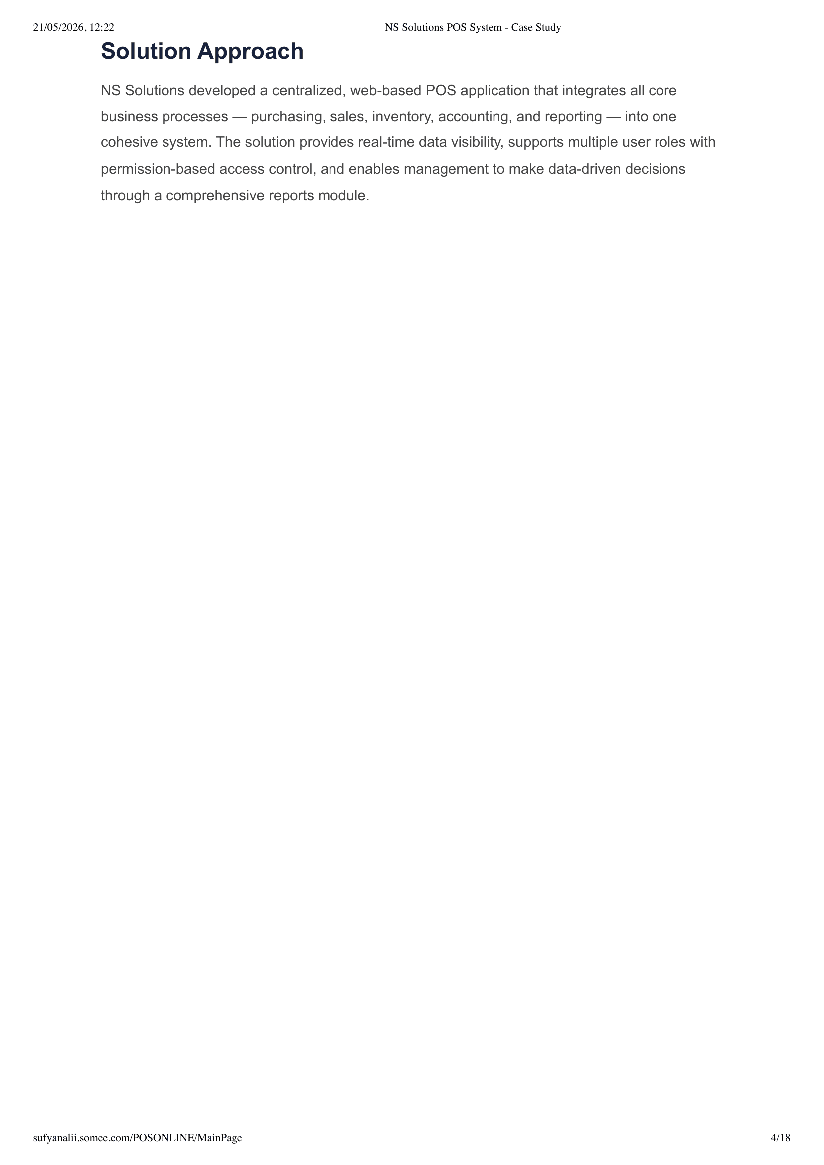 NS Solutions — screen 4